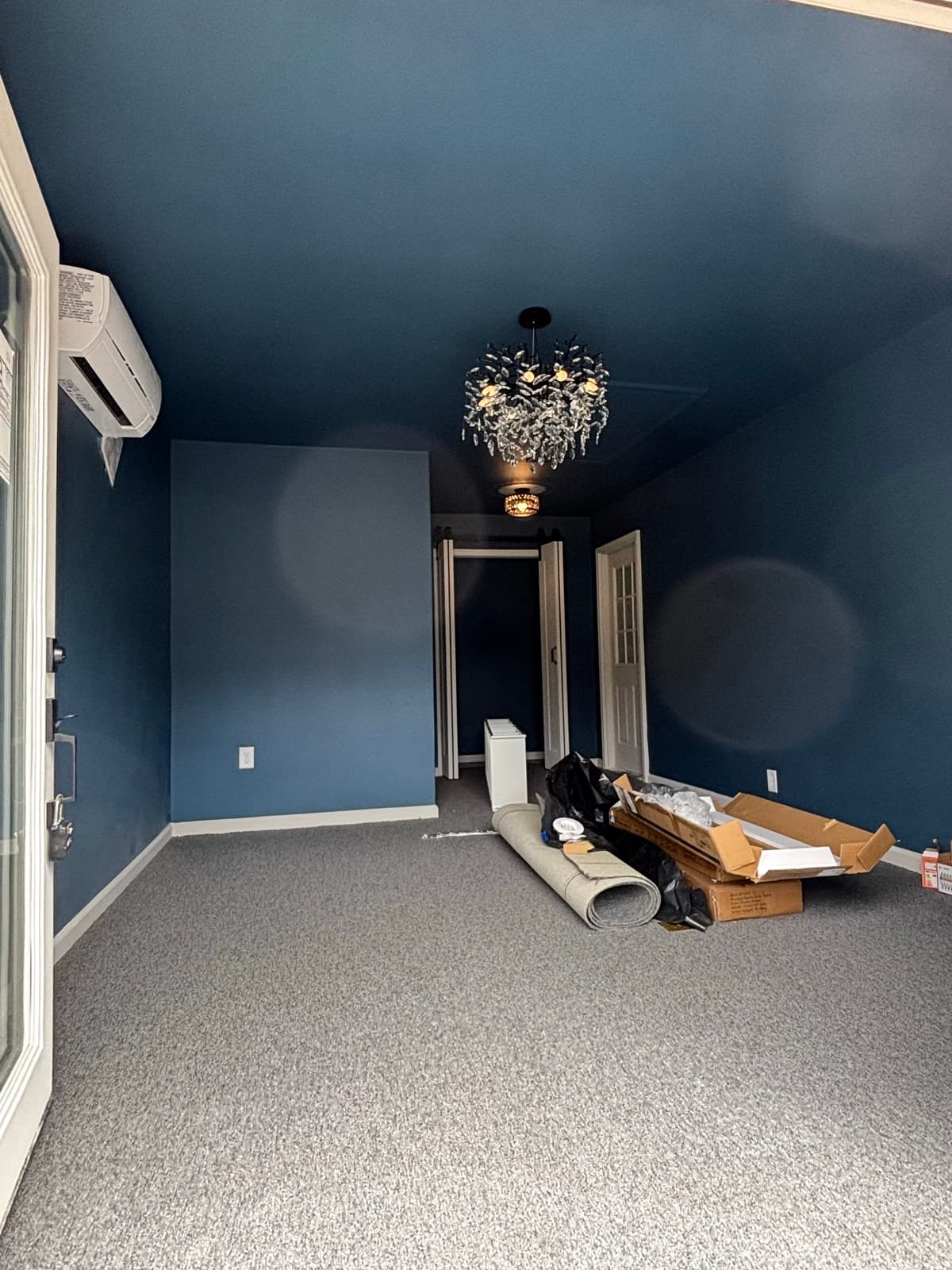 After — finished living space