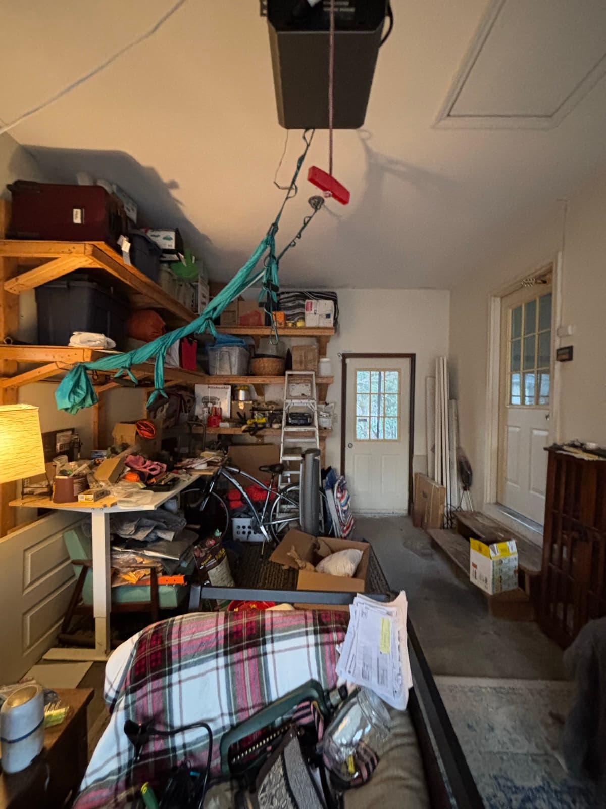 Before — garage in original condition