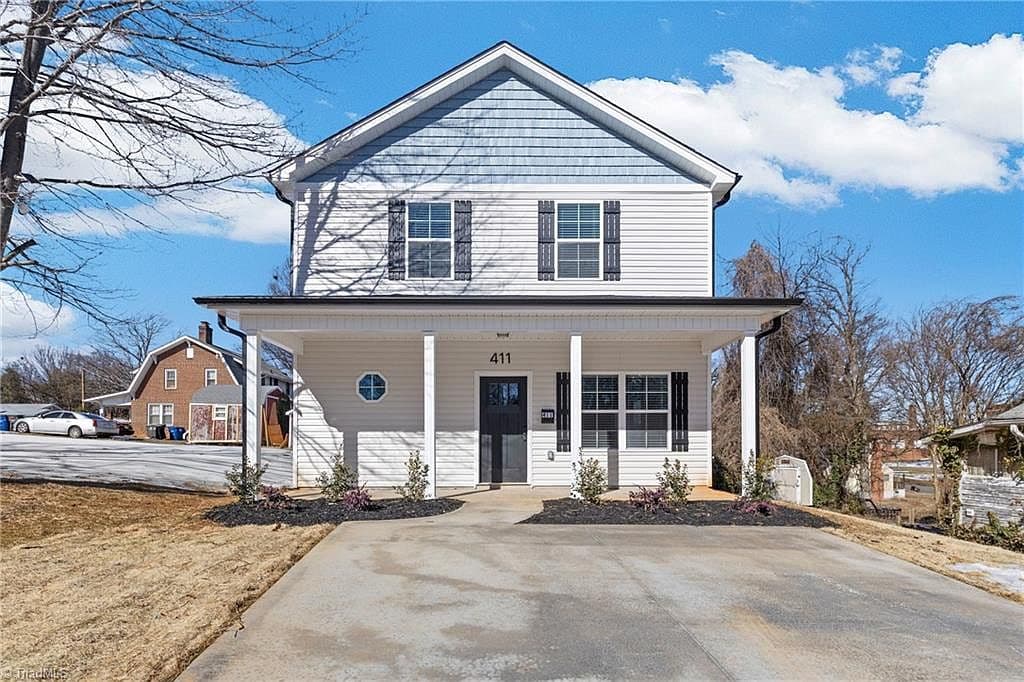 Winston-Salem new construction front elevation