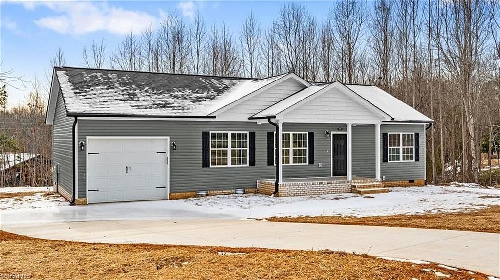 Asheboro new construction front exterior